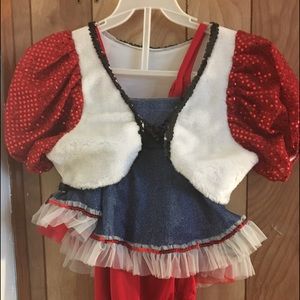 Girls cow girl costume